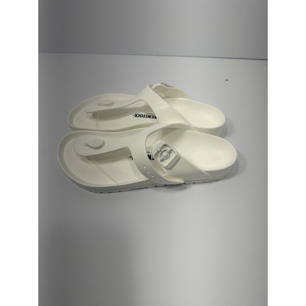Birkenstock Gizeh EVA White Sandals Women’s 6-6.5 EU 37 Regular New No Box